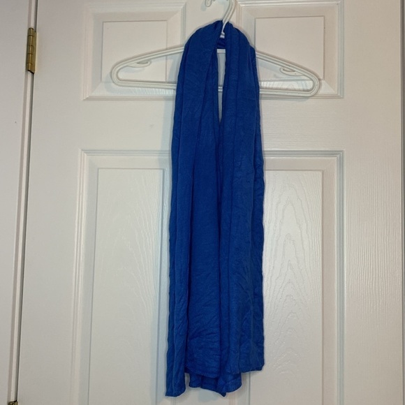 Lexi York 100% Bamboo Shawl Cape Scarf Blue Women’s One Size Eco Friendly Soft - Picture 9 of 10